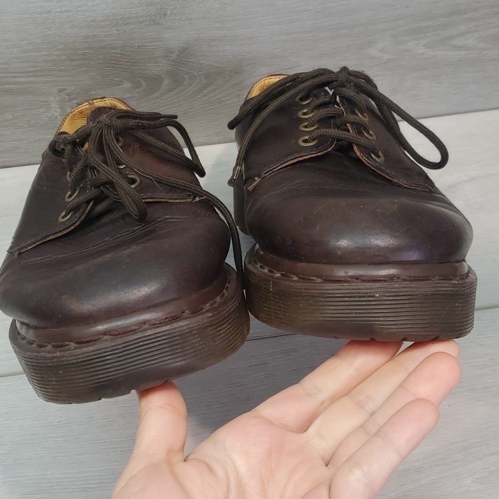 Vintage Doc Dr.Martens Mens Y2K Made in England boorish shoes sz UK 6 US 7 - Picture 5 of 15